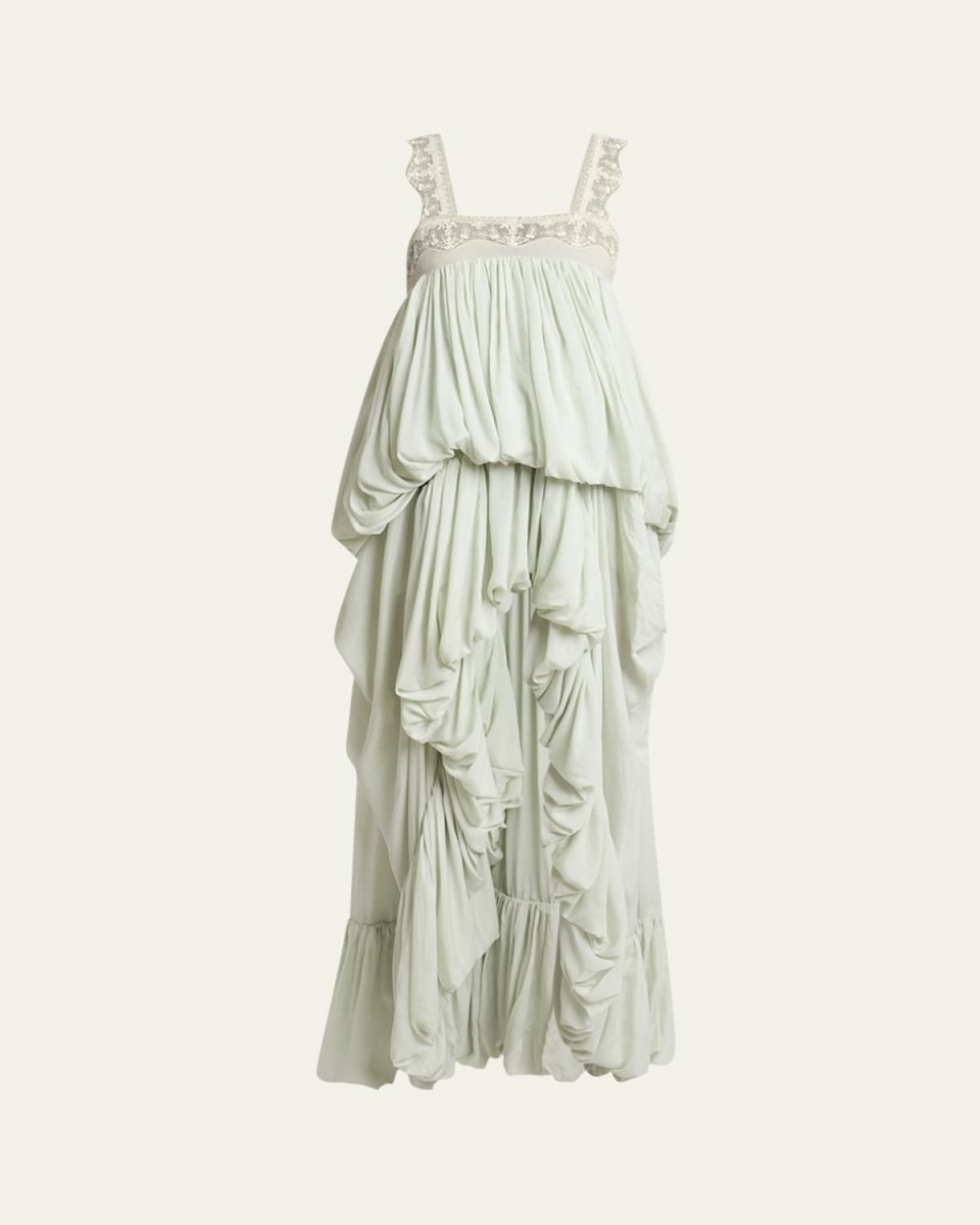 High-Low Ruffled Dress